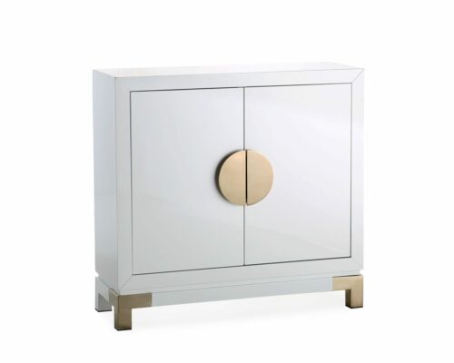 Liang & Eimil – Otium Sideboard – White High Gloss-Champagne Gold (1)