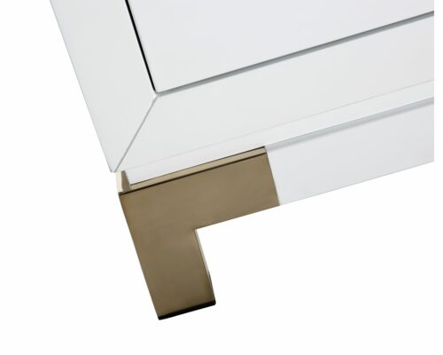 Liang & Eimil – Otium Sideboard – White High Gloss-Champagne Gold (3)