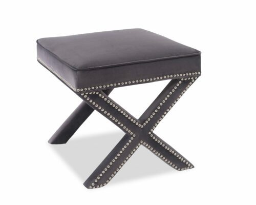 Liang & Eimil Alvar Stool – Night Grey Velvet (4)