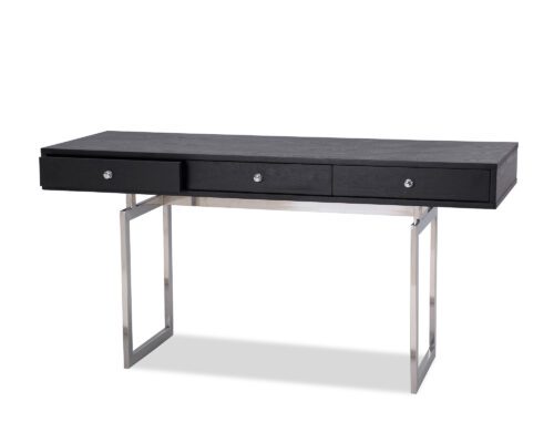 L&E Hamilton Desk – Wenge Ash Veneer – PSS (2)