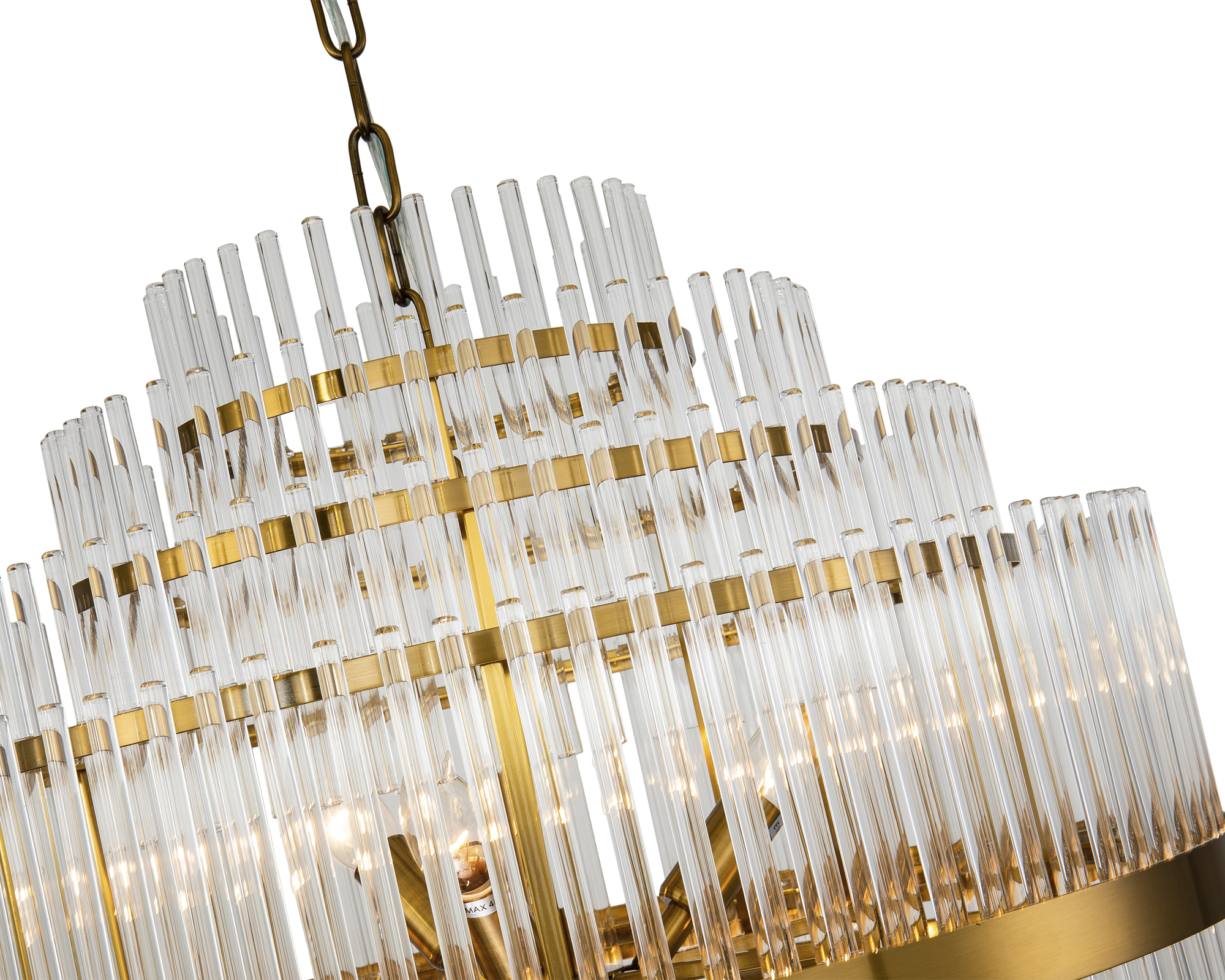 Gem Pendant Lamp - Brass & Clear | Liang & Eimil : Liang & Eimil