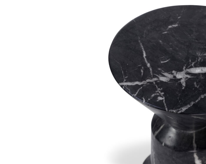 Argos Side Table - Faux Marble Black Marquina | Liang & Eimil : Liang ...